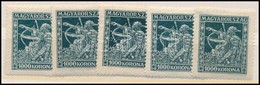 ** 1924 Jótékonyság 5 Db Sor (10.000) - Andere & Zonder Classificatie