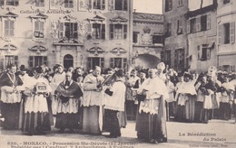 MONACO PROCESSION STE DEVOTE LA BENEDICTION DU PALAIS  AUTENTICA 100% - La Condamine