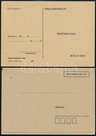 2 Db Használatlan Postaszolgálati Lap - Andere & Zonder Classificatie