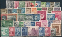 ** Chile 1946-1952 47 Db Klf Bélyeg Stecklapon - Autres & Non Classés