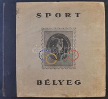 Olimpia és Sport Bélyegek Előnyomott Albuma 1896-1938, Használatlan, üres  / Album Of Olympia And Sports Issues 1896-193 - Otros & Sin Clasificación