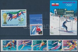 ** Sport Motívum 19864-2006 1 Blokk + 2 Klf önálló érték + 1 Sor - Sonstige & Ohne Zuordnung