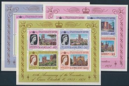 ** 1977-  1979  II. Elizabeth 5 Klf Blokk 2 Db Stecklapon - Other & Unclassified