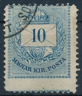 O 1874 10kr Nagyra Fogazott Bélyeg - Other & Unclassified