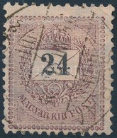 O 1889 24kr Sztereo Jegyekkel, Ritka - Sonstige & Ohne Zuordnung