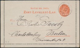 1894 Zárt Levelezőlap 'BRUCK-UJFALU-TÁBOR' - Other & Unclassified