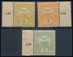 ** 1904 Turul 2f, 3f, 5f ívszéli Bélyegek (6.400+) - Autres & Non Classés