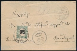 1910 Levél 20f Portóval / Cover With 20f Postage Due - Andere & Zonder Classificatie