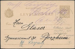 1912 5f Díjjegyes Levelezőlap BRASSÓ - NAGYSZEBEN - (KISKAPUS) Vasúti Bélyegzéssel - Other & Unclassified