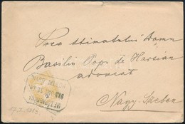 1913 Levél MEZŐPAGOCSA Postaügynökségi Bélyegzéssel - Other & Unclassified