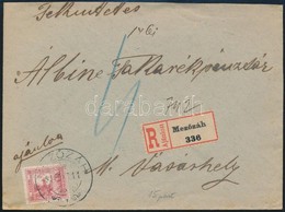 1915 Ajánlott Levél Hadisegély Levélzáróval 'MEZŐZÁH' - Other & Unclassified