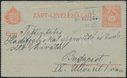1916 Zárt Levelezőlap ATTALA Postaügynökségi Bélyegzéssel - Autres & Non Classés
