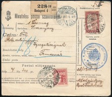 1918 Hivatalos Postai Szállítólevél - Andere & Zonder Classificatie