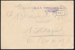 1918 Tábori Posta Levél 'K.u.k. Sturmhalbbaon B. 145. 2. Komp.' + 'FP 168 B' - Autres & Non Classés