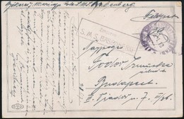 1918 Képeslap / Postcard 'ZENSURIERT S.M.S. BABENBERG' - Altri & Non Classificati