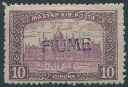 * 1918 Parlament 10K Kézi Felülnyomással, Bodor Vizsgálójellel (*24.000) - Other & Unclassified