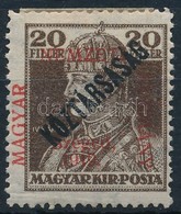 * 1919 Károly/Köztársaság 20f Bodor Vizsgálójellel (12.500) - Other & Unclassified