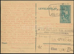 1941 Díjjegyes Levelezőlap LIPPÓ Postaügynökségi Bélyegzéssel - Other & Unclassified
