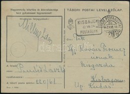 1942 Tábori Posta Levelezőlap KISBAJOM Postaügynökségi Bélyegzéssel - Other & Unclassified