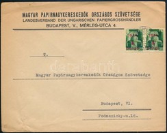 1945 (2. Díjszabás) Helyi Levél Kisegítő 2 X 1P/1P Bérmentesítéssel - Altri & Non Classificati