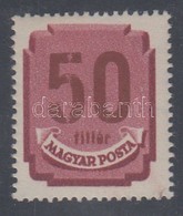 ** 1950 Forint- Fillér Portó 50f Az 5-ös Számjegyen Csíkban Végigfutó Festékhiány - Other & Unclassified