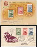 1951 80 éves A Magyar Bélyeg FDC + Emléklap - Autres & Non Classés