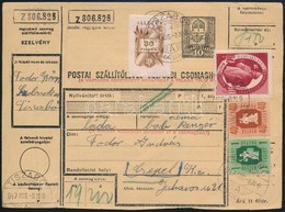 1947 Teljes Szelvényes Szállítólevél S.A.S. 60f Bérmentesítéssel - Other & Unclassified