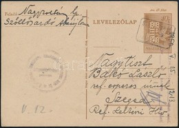 1950 Levelezőlap SZŐLLŐSARDÓ Postaügynökségi Bélyegzéssel - Other & Unclassified