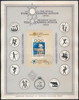 ** 1960 FIP Blokk Postatisztán és Ajánlott FDC-n + Római Olimpia Blokk Emléklapon (12.000) - Autres & Non Classés