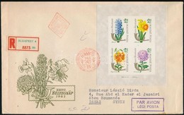 1963 Bélyegnap Vágott Blokk Ajánlott, Légi FDC-n - Andere & Zonder Classificatie