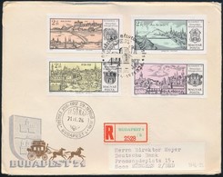 1971 Budapest Vágott Sor Ajánlott FDC-n - Autres & Non Classés