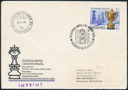 1979 Sakkolimpia Vágott Bélyeg FDC-n - Autres & Non Classés