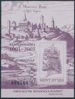 ** 2001/23 Pannonhalma Emlékív Hátoldalán 'A BÉLYEGVILÁG ELŐFIZETŐINEK 2001-BEN' Felirattal - Sonstige & Ohne Zuordnung