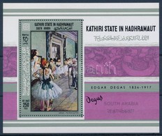 ** 1967 Degas Festmények Blokk Mi 19 A - Autres & Non Classés