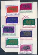 ** 1967 Nyári Olimpia, Mexikó ívsarki Vágott Sor Mi 175B-182B - Autres & Non Classés