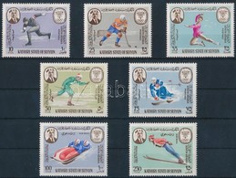 ** 1967 Téli Olimpia '68, Grenoble Sor Mi 134-140 - Altri & Non Classificati