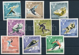 ** 1967 Téli Olimpiai Játékok Vágott Sor Mi 39-47 - Andere & Zonder Classificatie