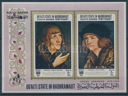 ** 1967 Lucas Cranach Festményei Blokk 18 - Andere & Zonder Classificatie