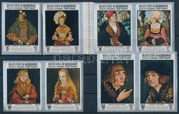 ** 1967 Lucas Cranach Festményei Vágott Sor Mi 147-154 - Altri & Non Classificati