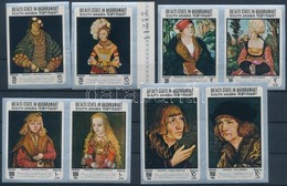 ** 1967 Lucas Cranach Festményei Vágott Sor Mi 147-154 - Autres & Non Classés