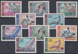 ** 1965 Tokiói Nyári Olimpia Vágott Sor Mi 31 B-40 B - Autres & Non Classés