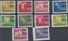 ** 1963 Európa Bajnokság (I-II) Fogazott és Vágott Sor Mi 763-772 - Autres & Non Classés