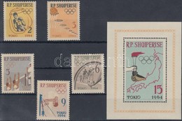 ** 1963 Tokiói Nyári Olimpia Sor Mi 747 A-751 A + Blokk 19 A - Otros & Sin Clasificación