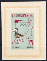 ** 1963 Tokiói Olimpia Vágott Blokk Mi 19 B - Sonstige & Ohne Zuordnung