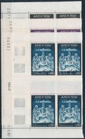 ** 1967 Freskó üresmezős ívsarki Négyestömb Mi 204-206 - Andere & Zonder Classificatie