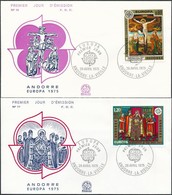 1975 Europa CEPT, Festmény Sor Mi 264-265 2 Db FDC-n - Sonstige & Ohne Zuordnung