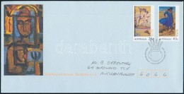 1990 Festmény Sor Mi 1227-1228 FDC-n - Other & Unclassified