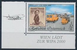 ** 1999 WIPA 2000, Bécs ívsarki Bélyeg,
WIPA 2000, Vienna Corner Stamp
Mi 2292 II - Sonstige & Ohne Zuordnung