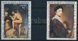 ** 1967 Festmény; Jean Auguste Dominique Ingres Sor Mi 307-308 - Sonstige & Ohne Zuordnung