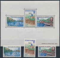 ** 1968 Téli Olimpia, Grenoble Sor Mi 325-327 + Blokk 10 - Other & Unclassified